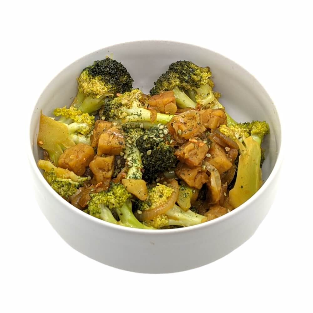 Rebellicious - stir fried tempeh with broccoli